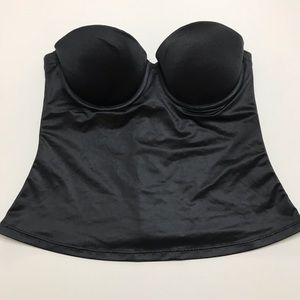 Victoria’s Secret Silky Black Bustier/Corset!
